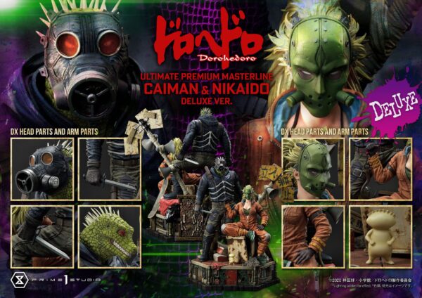 Descubre el apasionante mundo de Estatua Caiman y Nikaido Deluxe Version.