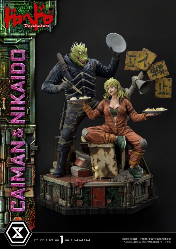 Descubre el apasionante mundo de Estatua Caiman y Nikaido Dorohedoro.