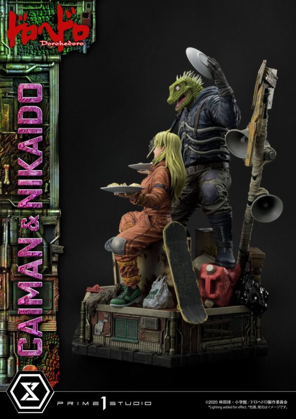 Descubre el apasionante mundo de Estatua Caiman y Nikaido Dorohedoro.