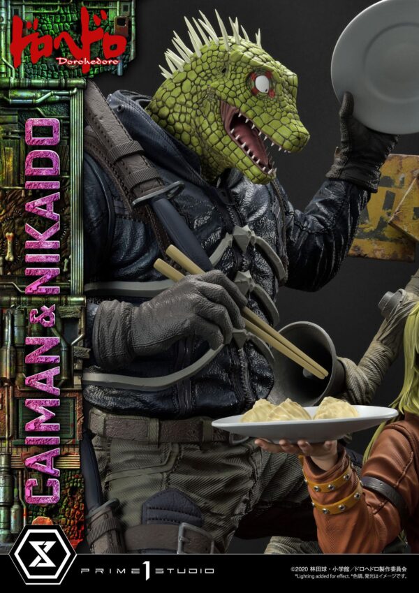 Descubre el apasionante mundo de Estatua Caiman y Nikaido Dorohedoro.