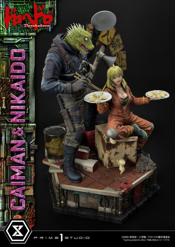 Descubre el apasionante mundo de Estatua Caiman y Nikaido Dorohedoro.