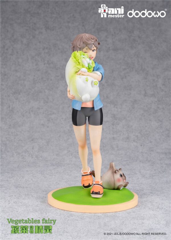 Descubre el apasionante mundo de Estatua Fairies Sai and Cabbage Dog.
