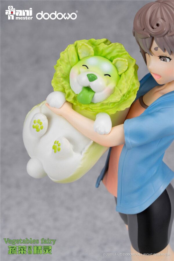 Descubre el apasionante mundo de Estatua Fairies Sai and Cabbage Dog.
