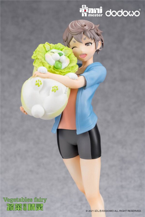Descubre el apasionante mundo de Estatua Fairies Sai and Cabbage Dog.