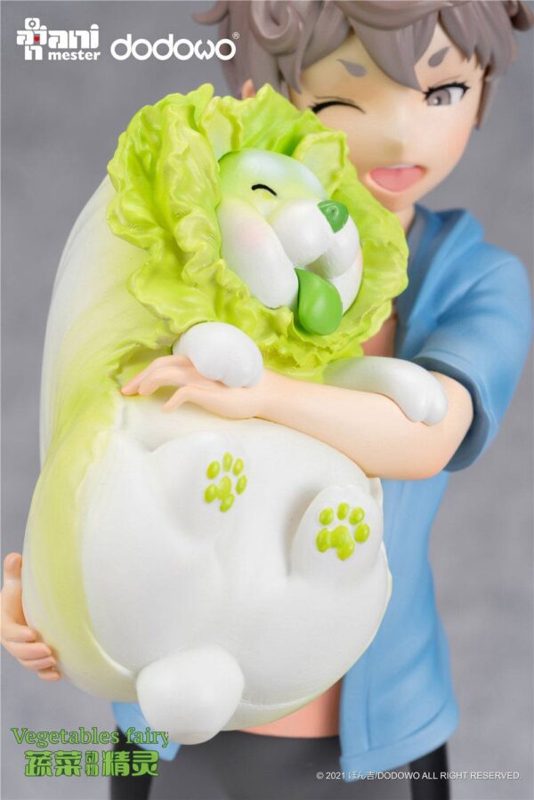 Descubre el apasionante mundo de Estatua Fairies Sai and Cabbage Dog.
