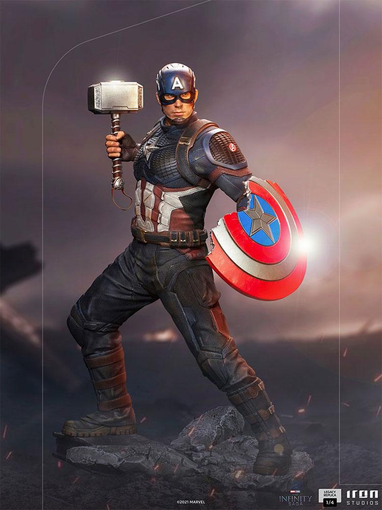 Descubre el apasionante mundo de Estatua Legacy Replica Captain America.