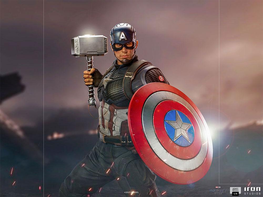 Descubre el apasionante mundo de Estatua Legacy Replica Captain America.