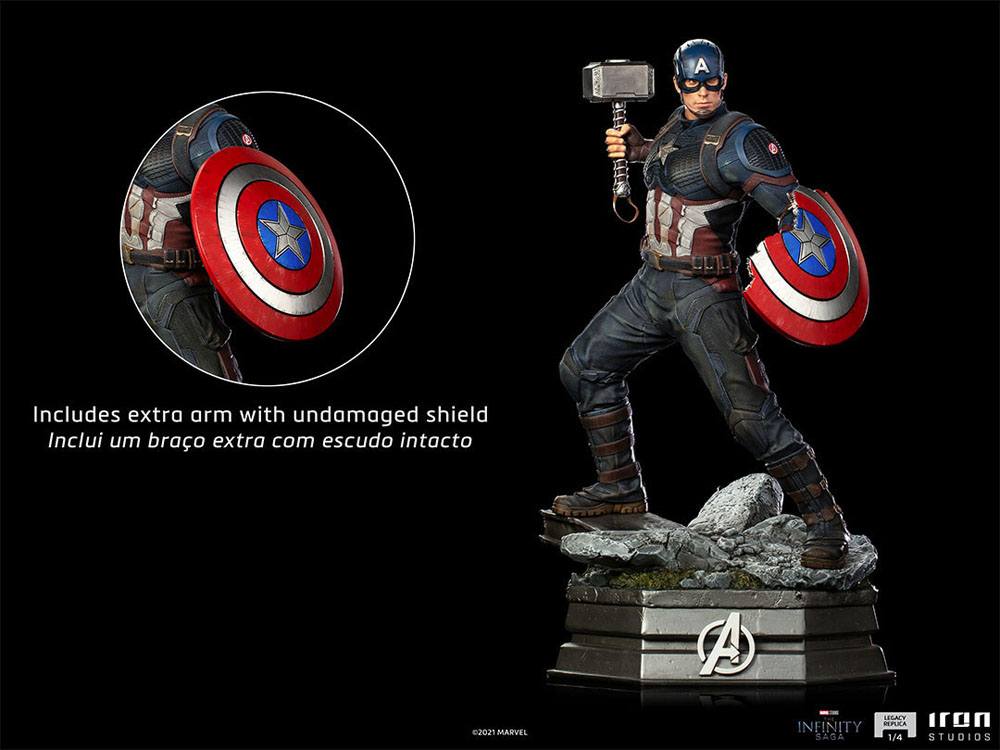 Descubre el apasionante mundo de Estatua Legacy Replica Captain America.