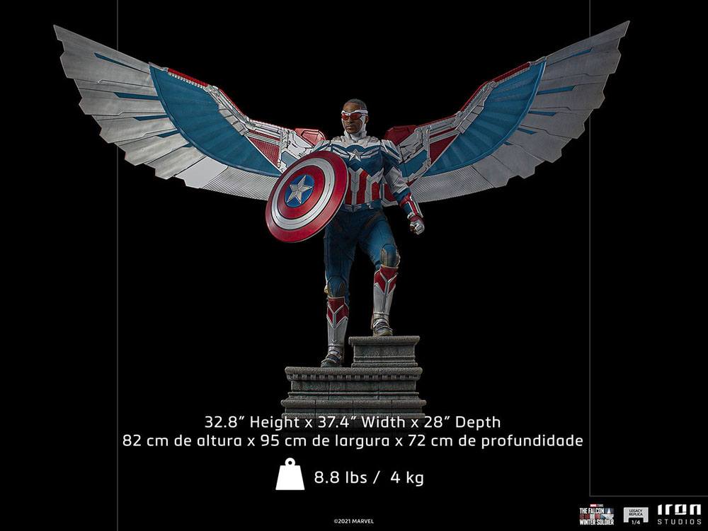 Descubre el apasionante mundo de Estatua Legacy Replica Sam Wilson Complete.