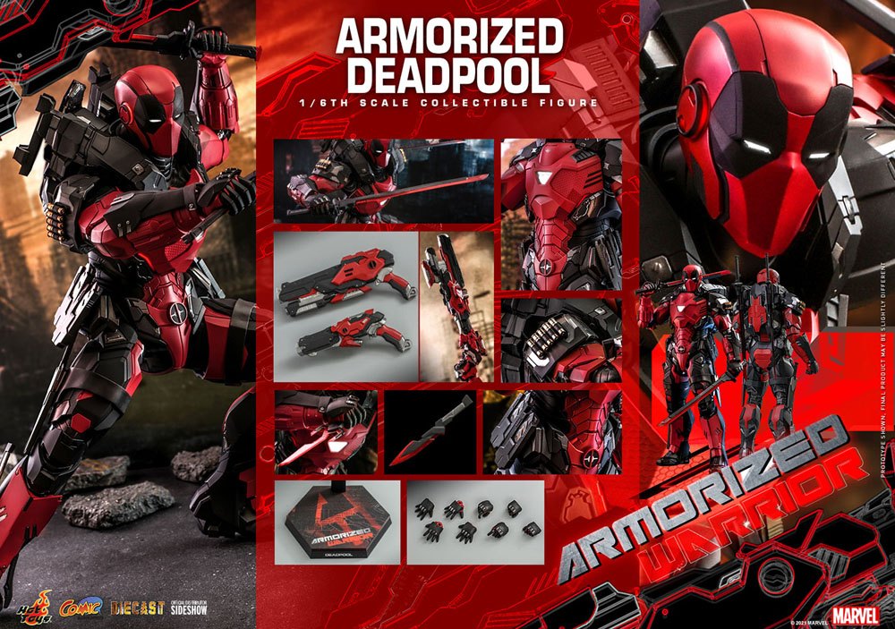 Descubre el apasionante mundo de Figura Armorized Deadpool Marvel Comic.