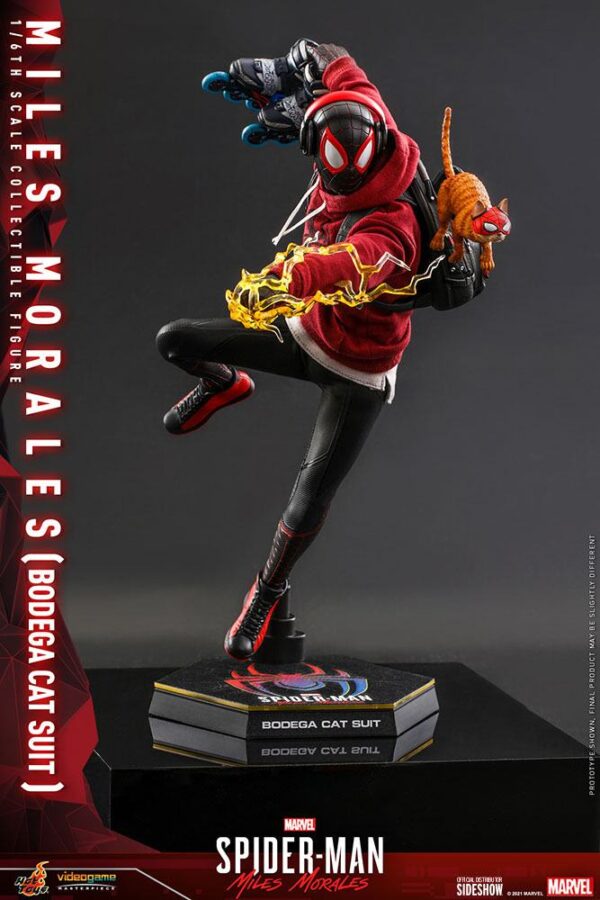 Figura Spiderman Miles Morales Cat Suit