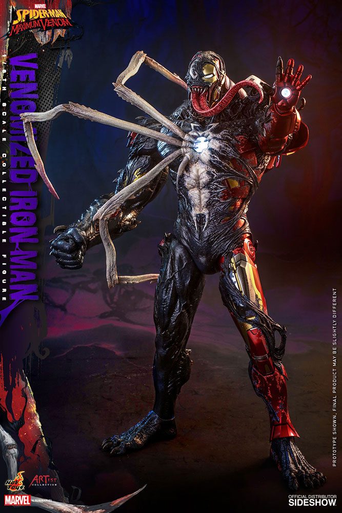Descubre el apasionante mundo de Figura Venomized Iron Man.