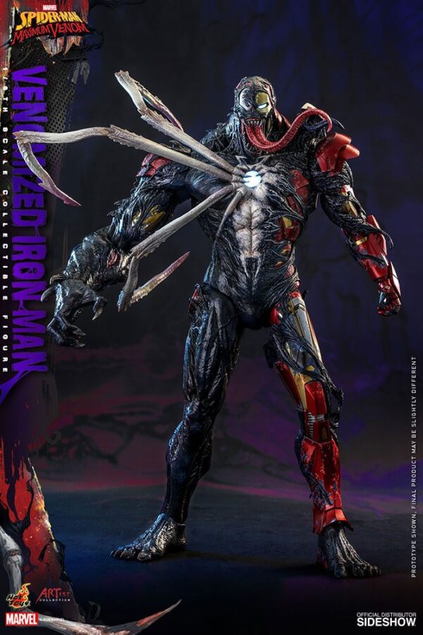 Descubre el apasionante mundo de Figura Venomized Iron Man.