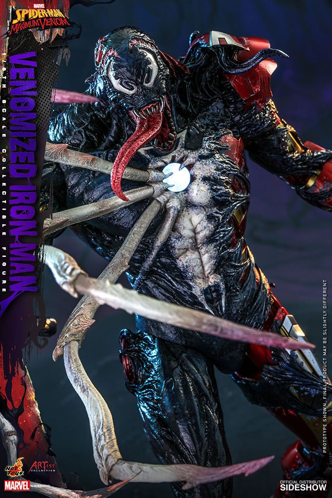 Descubre el apasionante mundo de Figura Venomized Iron Man.