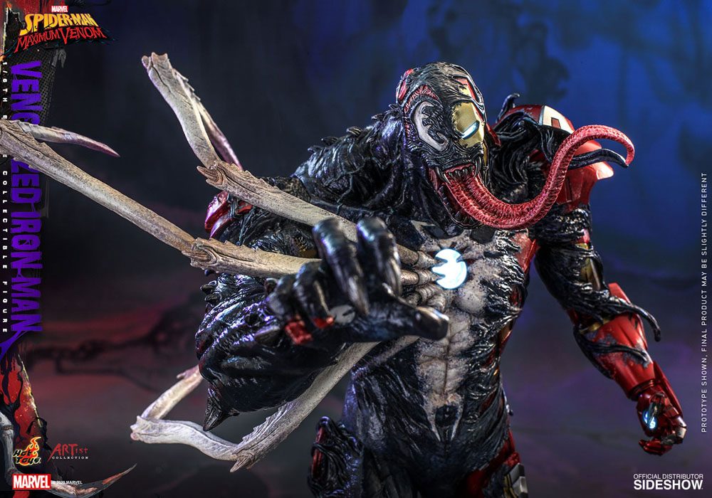 Descubre el apasionante mundo de Figura Venomized Iron Man.