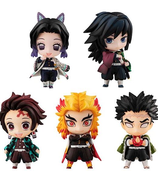 Figuras Tanjiro Hashira Mascot Set A