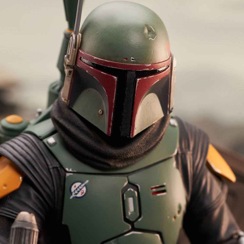 Descubre el apasionante mundo de Estatua Boba Fett on Throne.