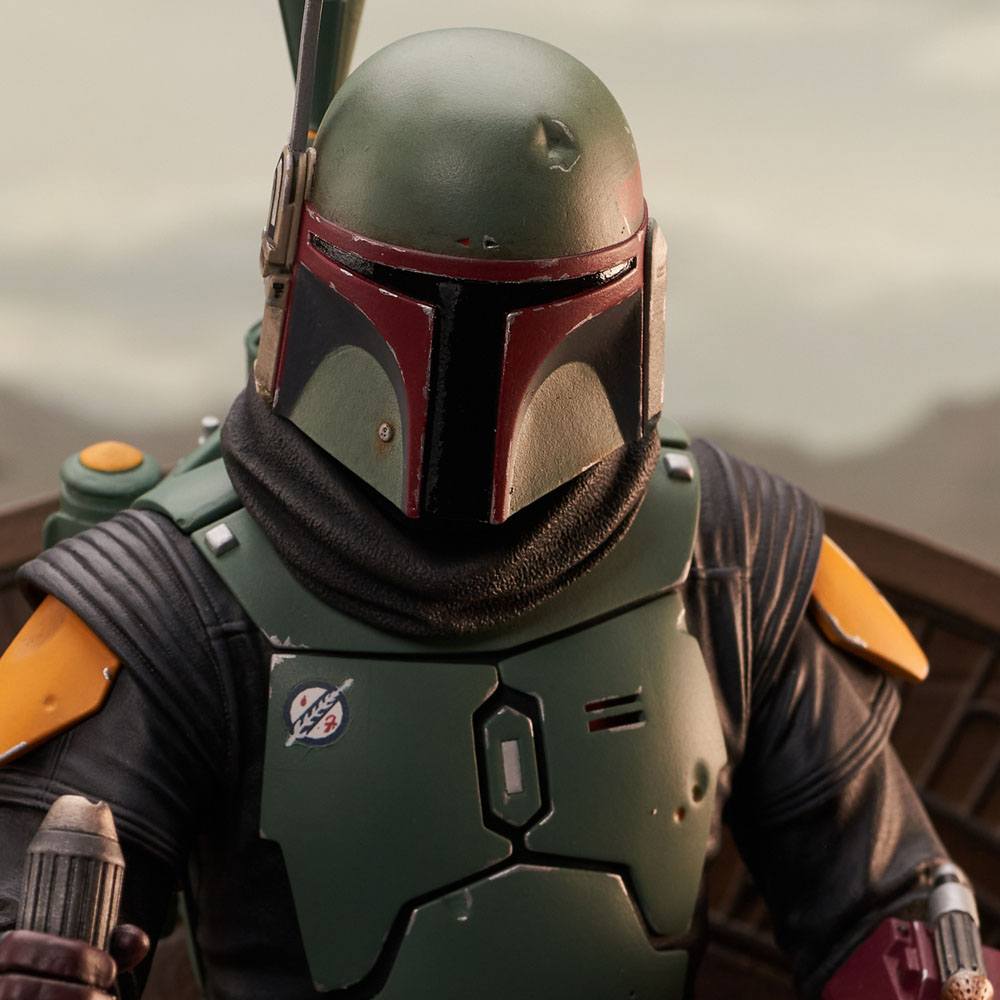 Descubre el apasionante mundo de Estatua Boba Fett on Throne.