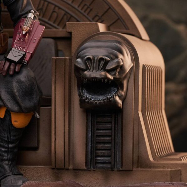 Descubre el apasionante mundo de Estatua Boba Fett on Throne.
