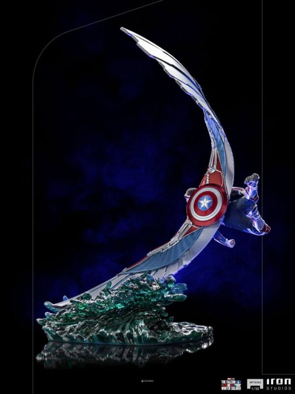 Descubre el apasionante mundo de Estatua Captain America Sam Wilson Deluxe.