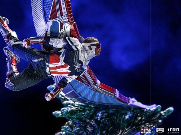Descubre el apasionante mundo de Estatua Captain America Sam Wilson Deluxe.