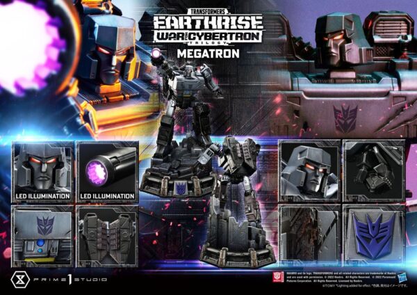 Descubre el apasionante mundo de Estatua Megatron Transformers 70 cm.