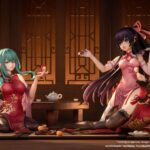 Descubre el apasionante mundo de Estatua Natsumi Chinese Dress.