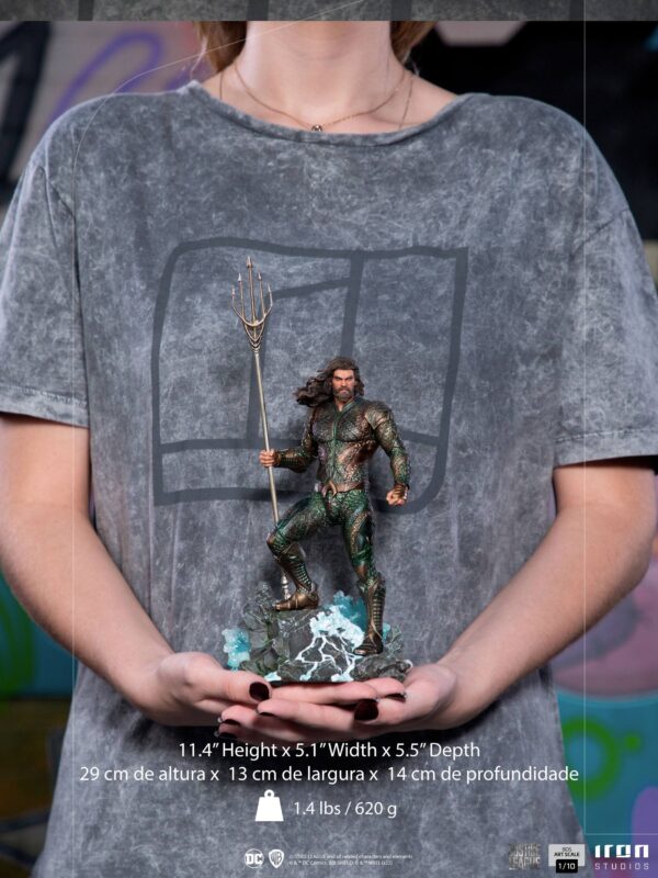 Descubre el apasionante mundo de Estatua Justice League BDS Art Aquaman.