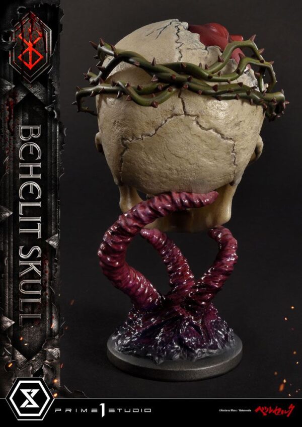 Descubre el apasionante mundo de Estatua Life Scale Behelit Skull.