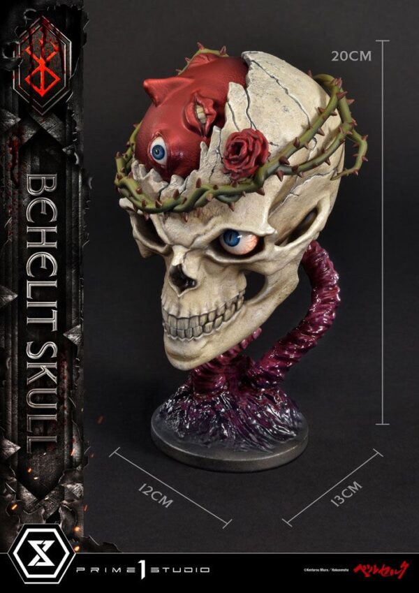 Descubre el apasionante mundo de Estatua Life Scale Behelit Skull.