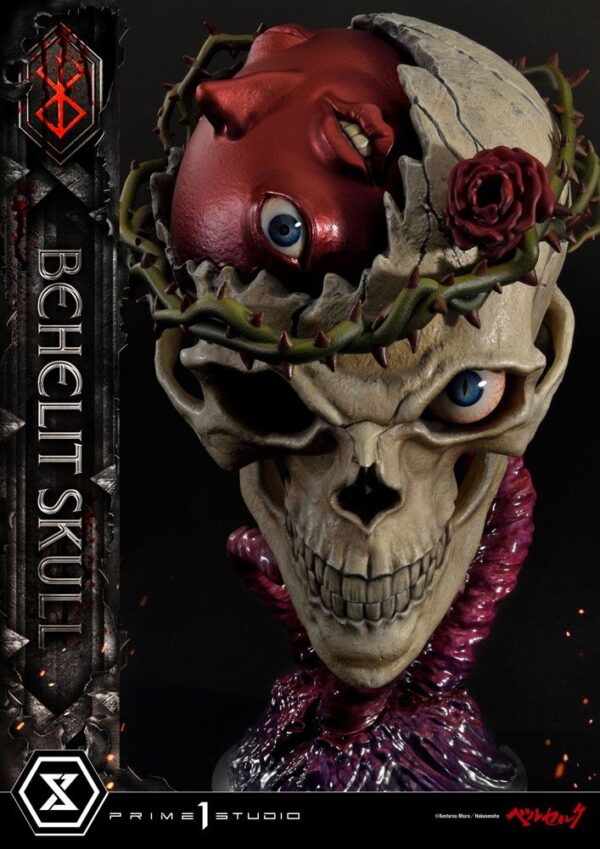 Descubre el apasionante mundo de Estatua Life Scale Behelit Skull.