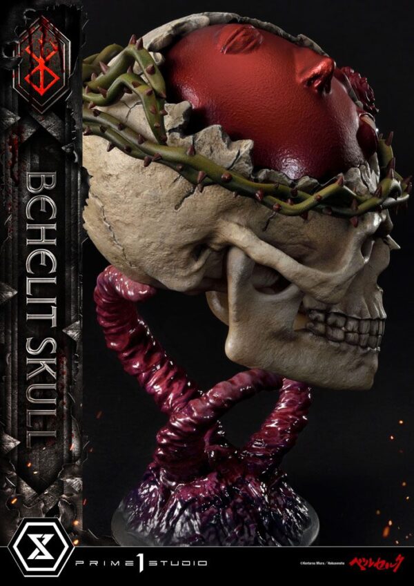 Descubre el apasionante mundo de Estatua Life Scale Behelit Skull.