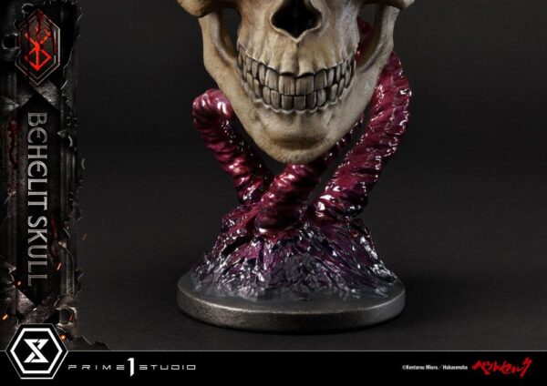 Descubre el apasionante mundo de Estatua Life Scale Behelit Skull.