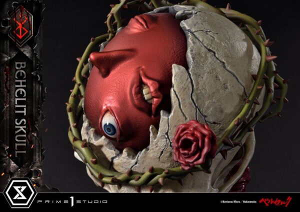 Descubre el apasionante mundo de Estatua Life Scale Behelit Skull.