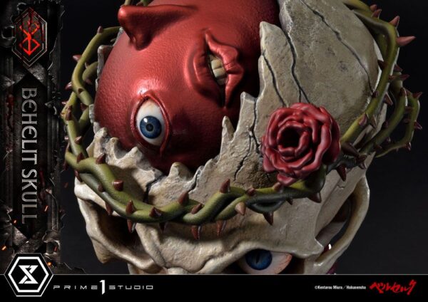 Descubre el apasionante mundo de Estatua Life Scale Behelit Skull.