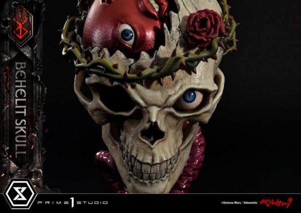 Descubre el apasionante mundo de Estatua Life Scale Behelit Skull.