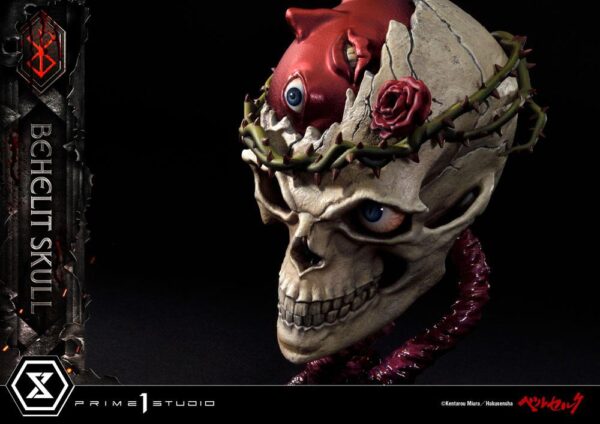 Descubre el apasionante mundo de Estatua Life Scale Behelit Skull.