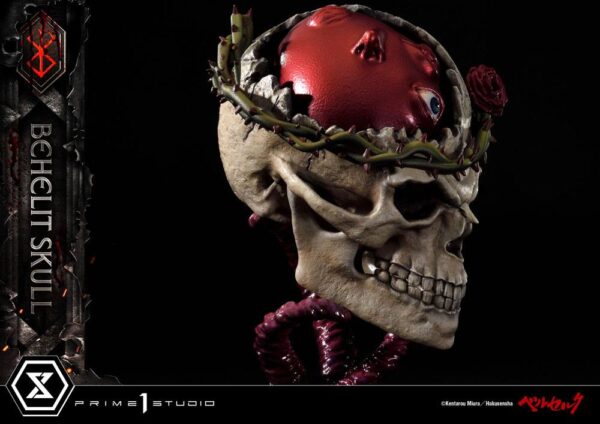 Descubre el apasionante mundo de Estatua Life Scale Behelit Skull.