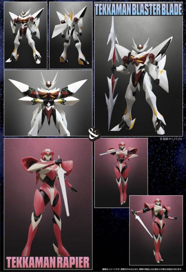 Descubre el apasionante mundo de Figura Tekkaman Blaster y Tekkaman Rapier.