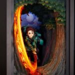 Descubre el apasionante mundo de Estatua Tanjiro Hinokami Kagura Dance.