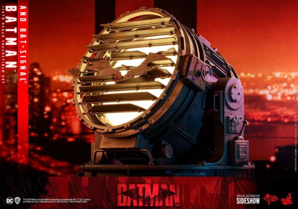 Descubre el apasionante mundo de Figura The Batman Movie with Bat-Signal.