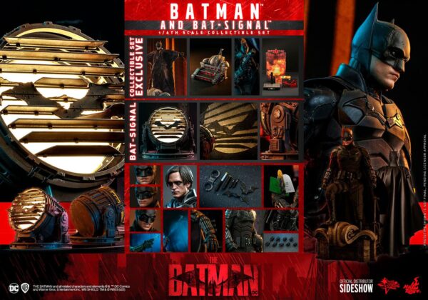 Descubre el apasionante mundo de Figura The Batman Movie with Bat-Signal.