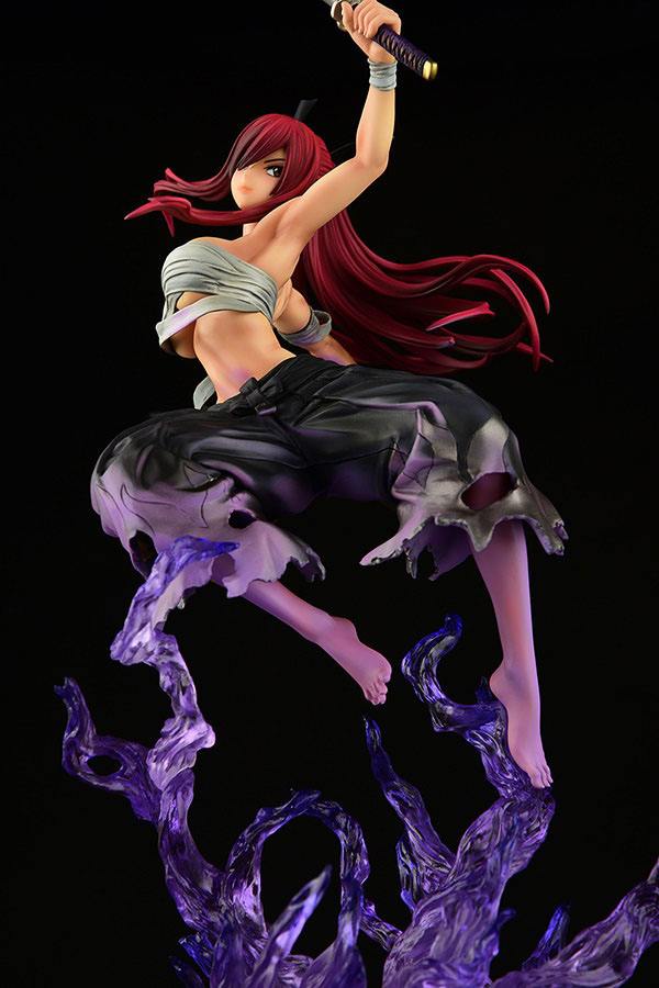 Descubre el apasionante mundo de Estatua Erza Scarlet Samurai Shikkoku.