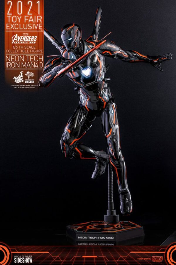 Descubre el apasionante mundo de Figura Iron Man Neon Tech Fair.