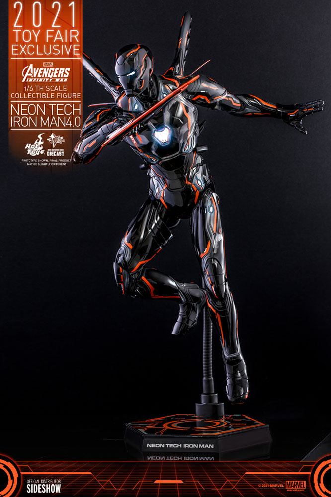 Descubre el apasionante mundo de Figura Iron Man Neon Tech Fair.