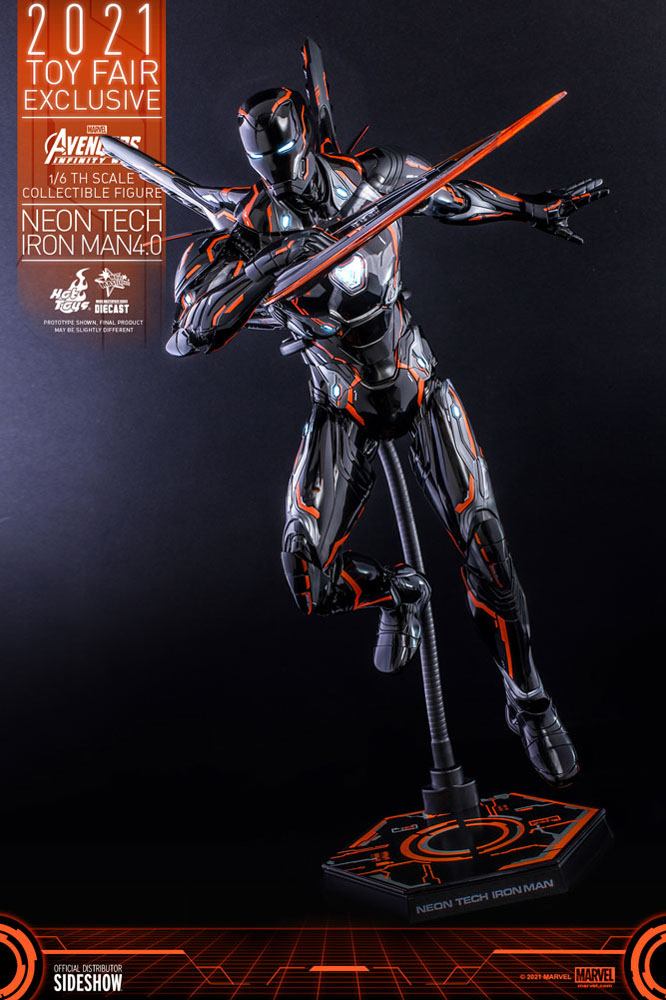 Descubre el apasionante mundo de Figura Iron Man Neon Tech Fair.