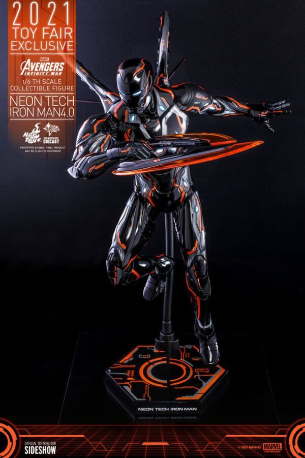 Descubre el apasionante mundo de Figura Iron Man Neon Tech Fair.