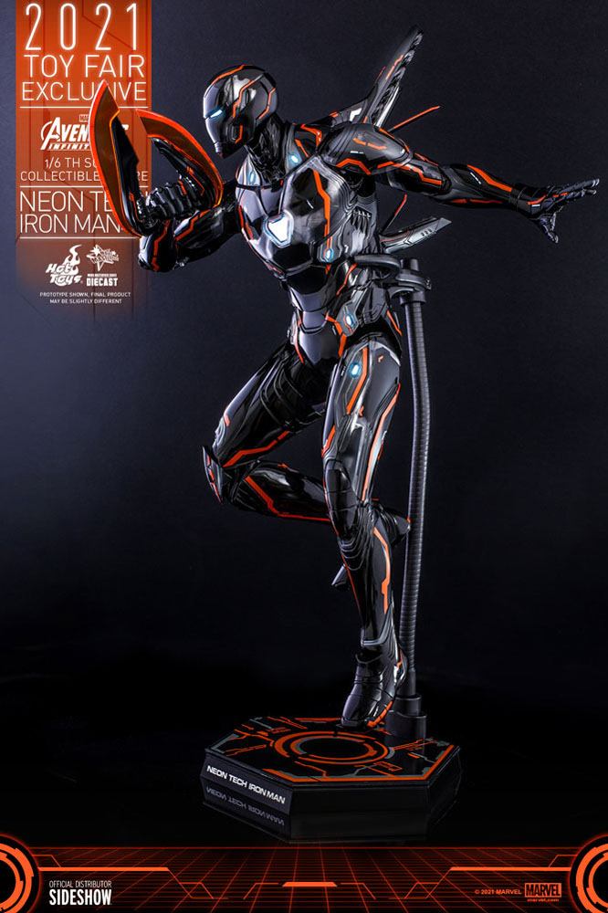 Descubre el apasionante mundo de Figura Iron Man Neon Tech Fair.