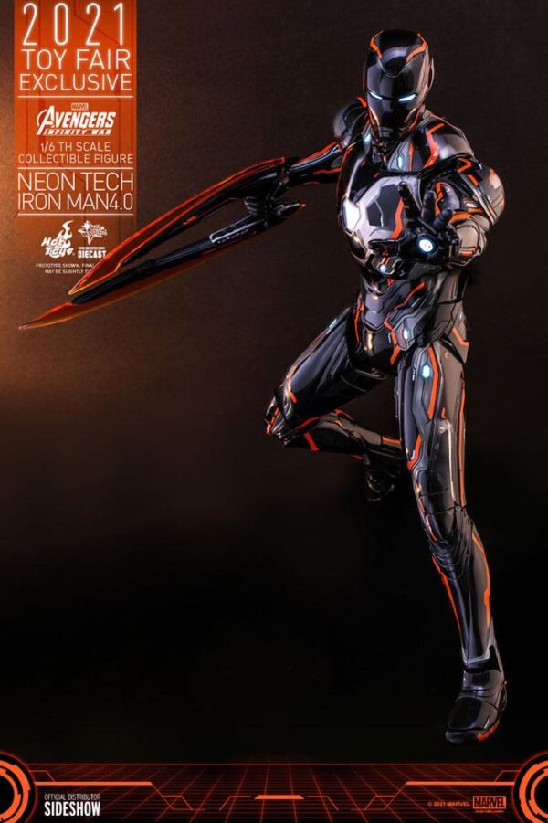 Descubre el apasionante mundo de Figura Iron Man Neon Tech Fair.