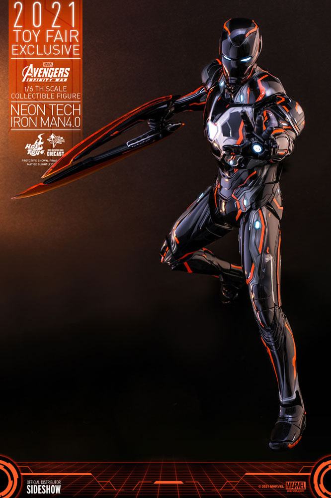 Descubre el apasionante mundo de Figura Iron Man Neon Tech Fair.
